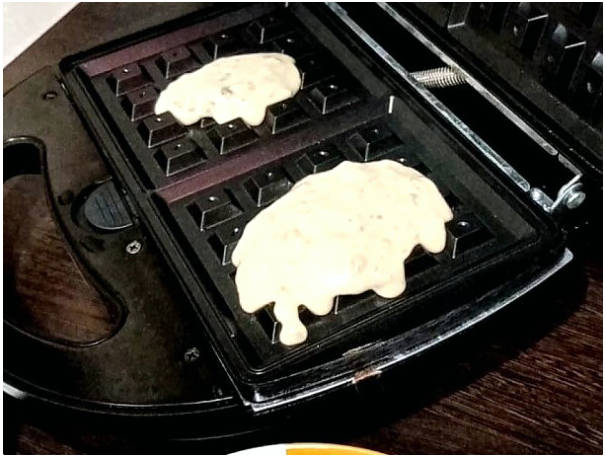 Банановые вафли в мультипекаре