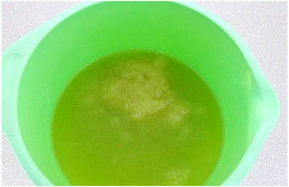 Десерт из яблок и желатина