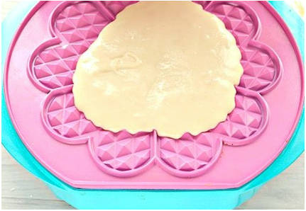 Вафли на кефире в электровафельнице