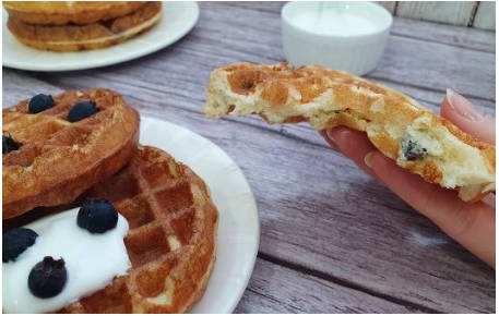 ПП вафли из творога в вафельнице