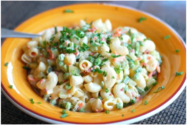 Американский салат с макаронами Американский салат с макаронами