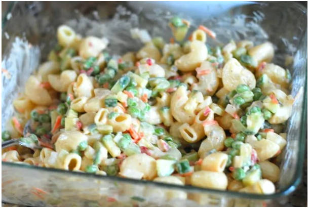 Американский салат с макаронами Американский салат с макаронами