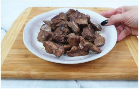 Белорусский салат с печенью