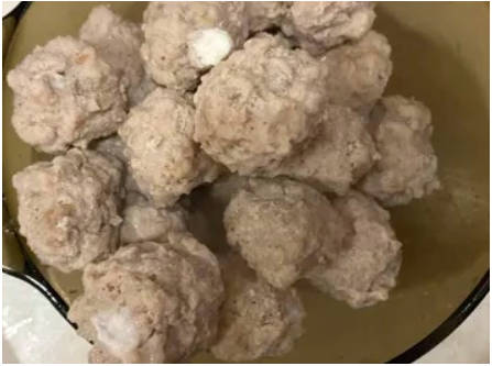 Сырный суп с куриными фрикадельками