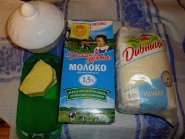 Манная каша в мультиварке Редмонд