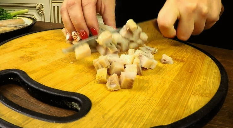 Немецкий салат с селедкой Немецкий салат с селедкой