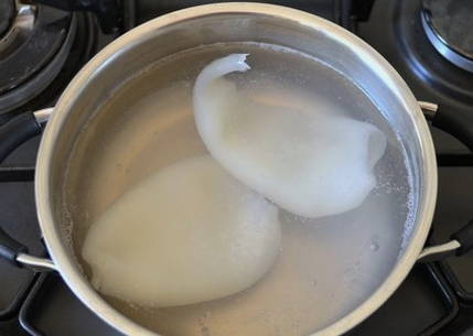 Белковый салат с крабовыми палочками