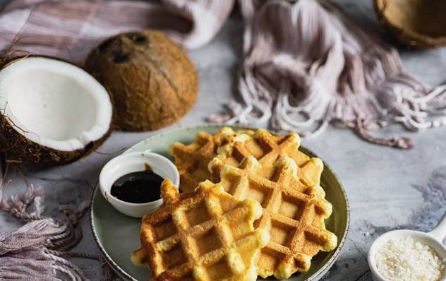 Вафли из кокосовой муки
