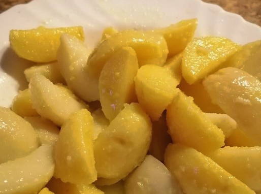Форель с цветной капустой в духовке