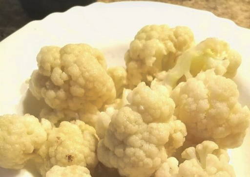 Форель с цветной капустой в духовке