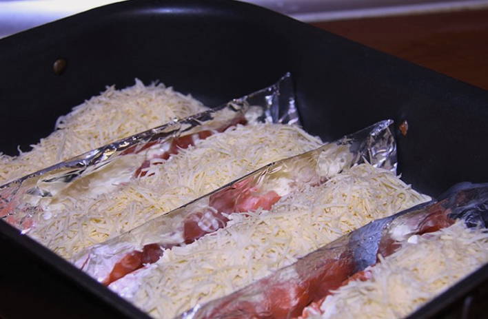 Форель с сыром в духовке