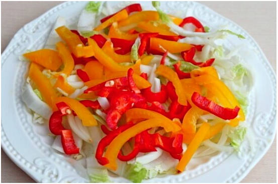 Греческий салат с капустой