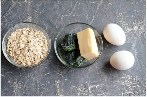 Шпинатные вафли в вафельнице