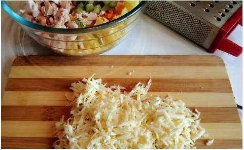 Салат «Грибная поляна» с опятами