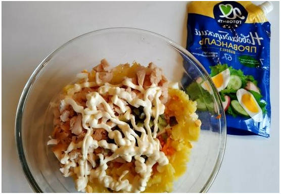 Салат «Грибная поляна» с опятами