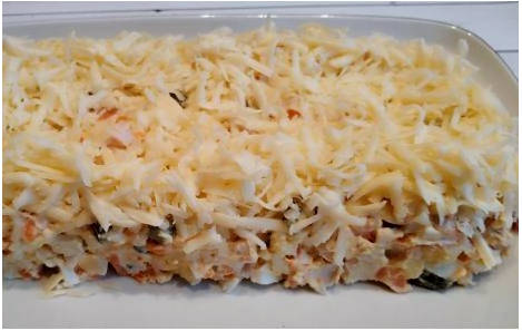 Салат «Грибная поляна» с опятами