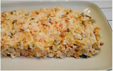 Салат «Грибная поляна» с опятами