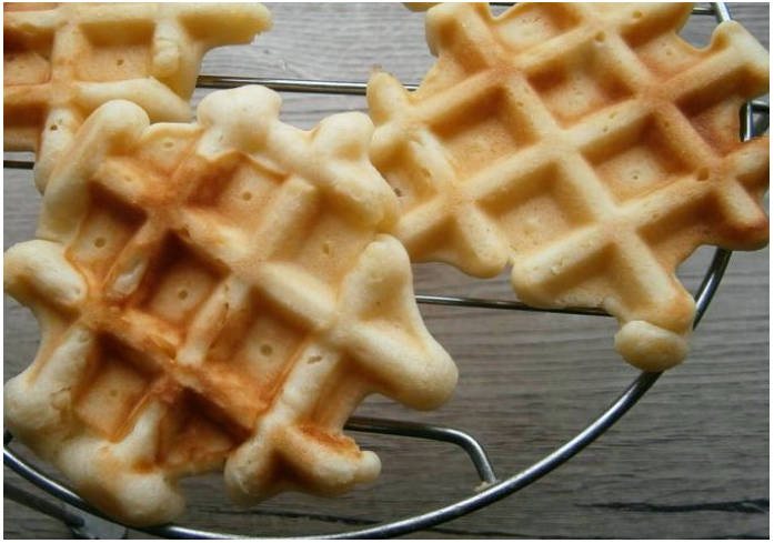Хрустящие вафли на маргарине для вафельницы