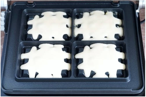 Вафли без глютена в вафельнице