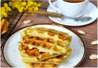 Кето вафли из миндальной муки