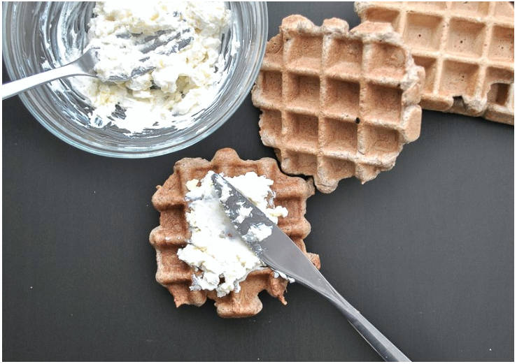 Вафли из льняной муки