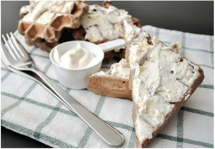 Вафли из льняной муки