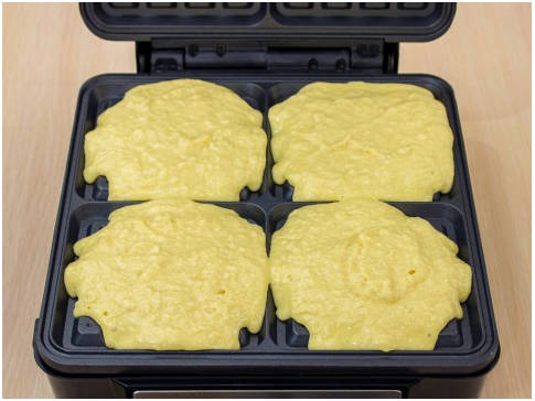 Сырные вафли в мультипекаре Редмонд