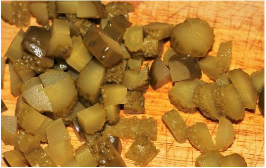 Баварский салат с колбасками
