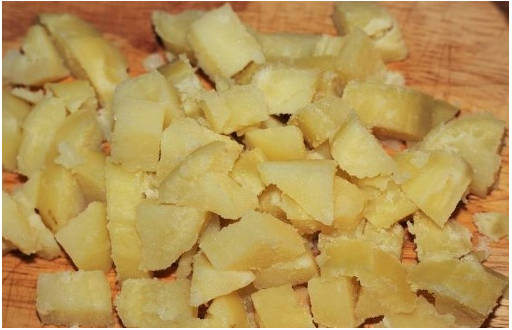 Баварский салат с колбасками