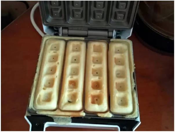 Вафли на кислом молоке