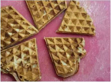 Постные вафли в электрической вафельнице