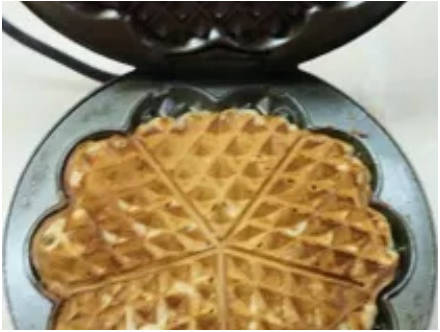 Постные вафли в электрической вафельнице