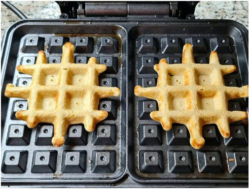 Вафли из муки зеленой гречки