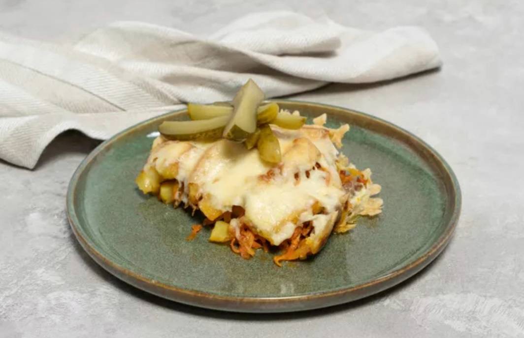 Куриные желудки с картошкой