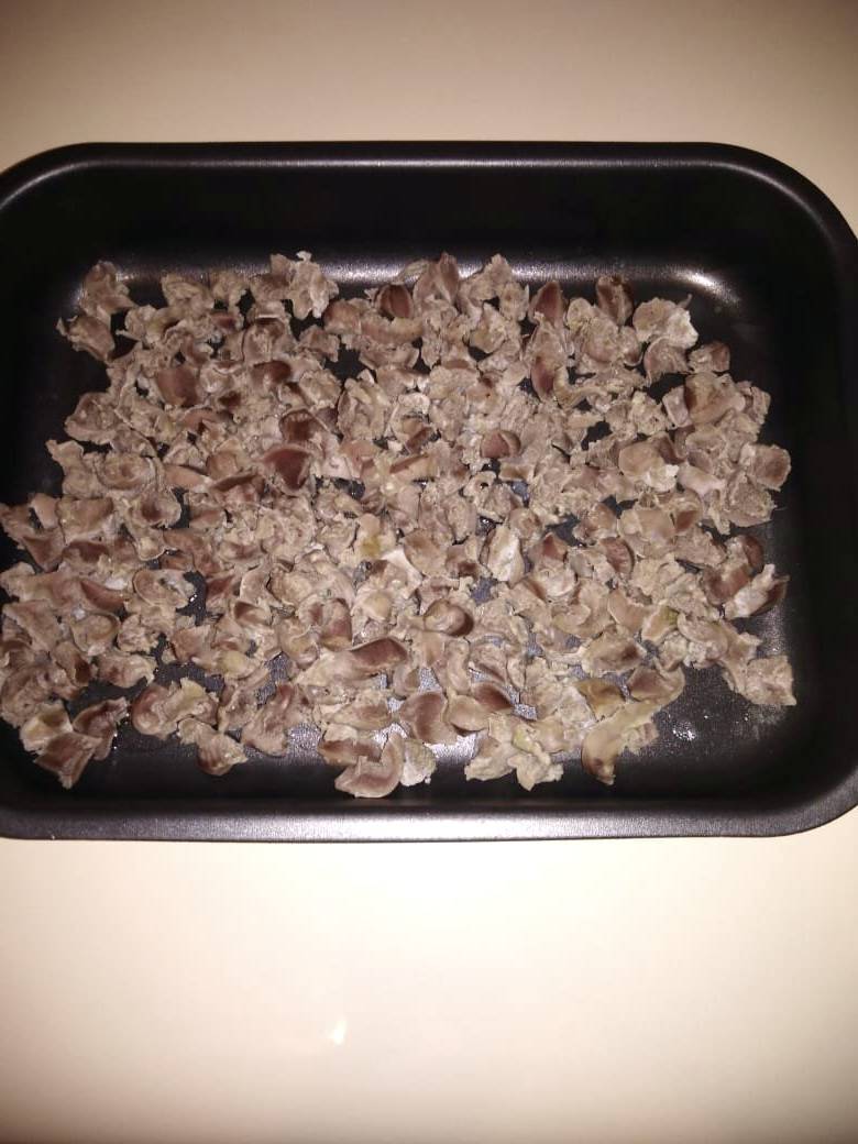 Куриные желудки в духовке