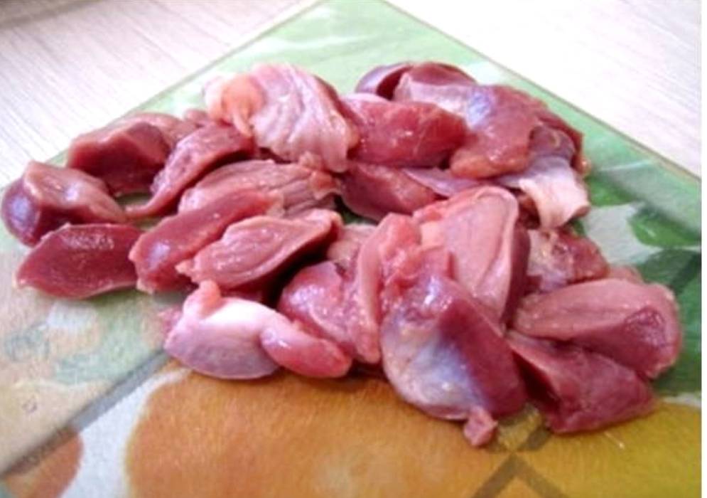 Куриные желудки в мультиварке Редмонд