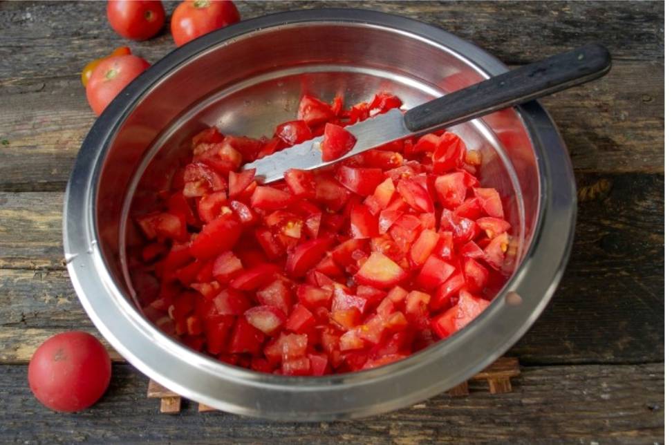 Салат «Красное море» с кальмарами