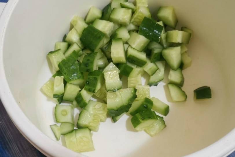 Диетический салат с куриной грудкой для похудения