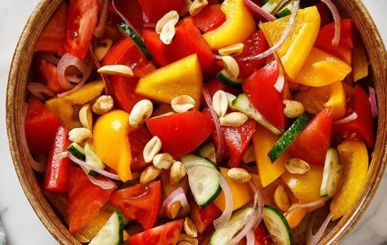Китайский салат с чипсами
