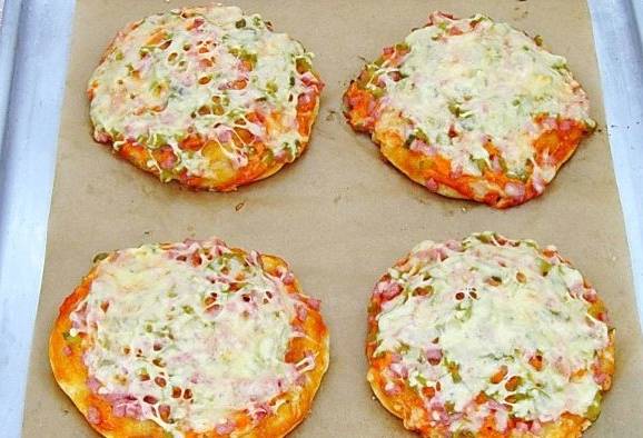Тесто для мини пиццы