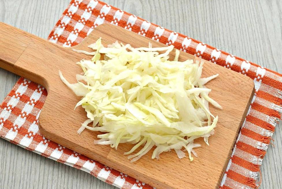 Постный салат с крабовыми палочками без яиц