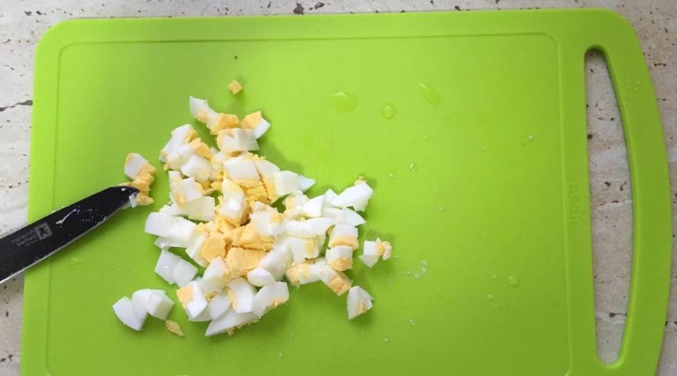 ПП салат с отварной грудкой