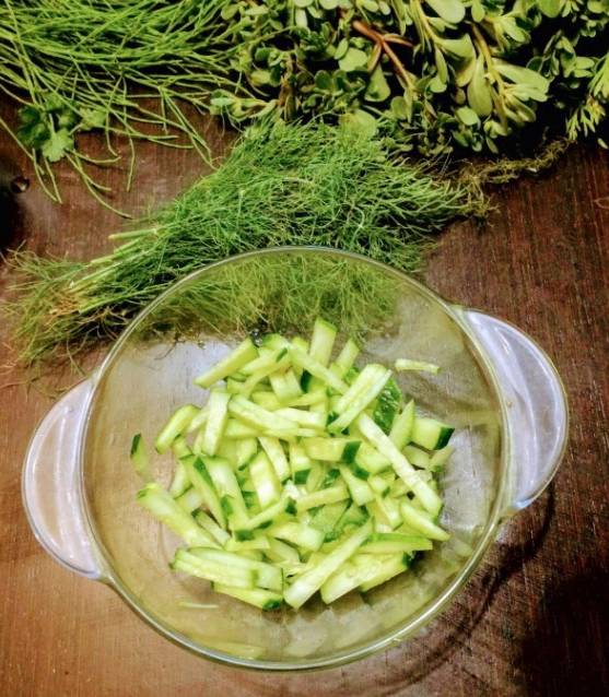 ПП салат с грибами