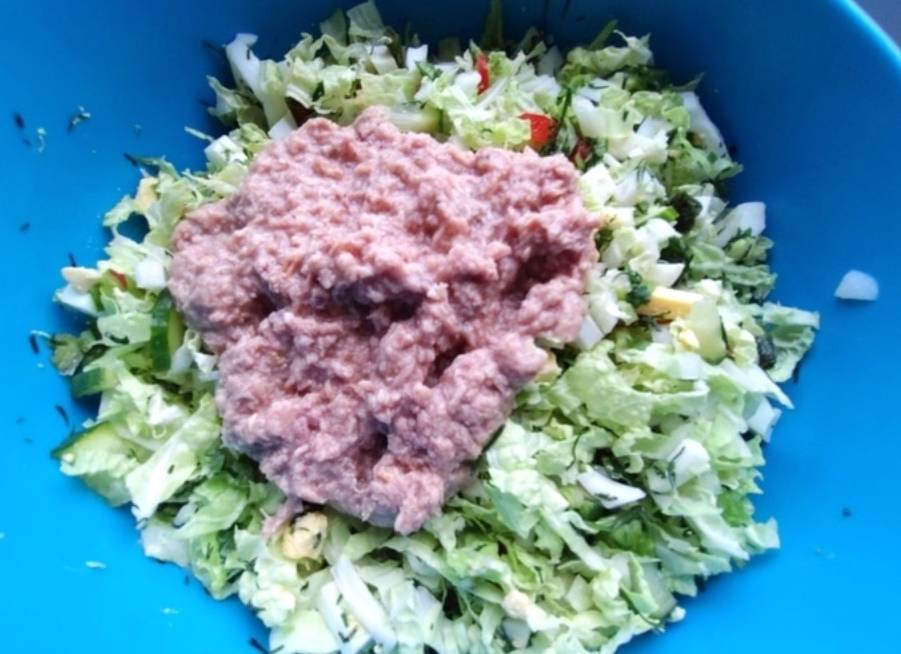 ПП салат с греческим йогуртом