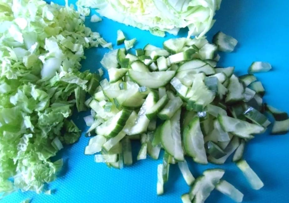 ПП салат с греческим йогуртом