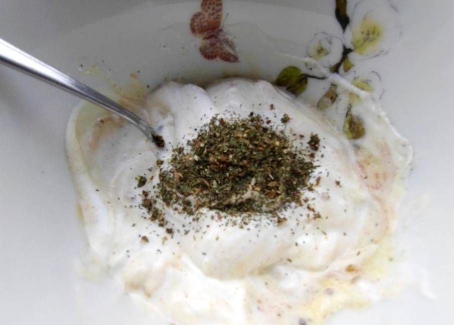 ПП салат с греческим йогуртом