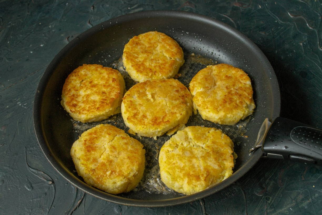 Капустные котлеты без муки и манки