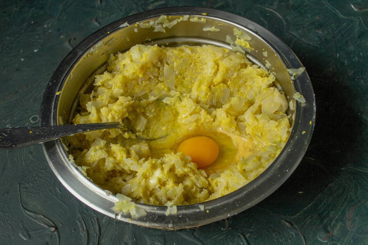 Капустные котлеты без муки и манки
