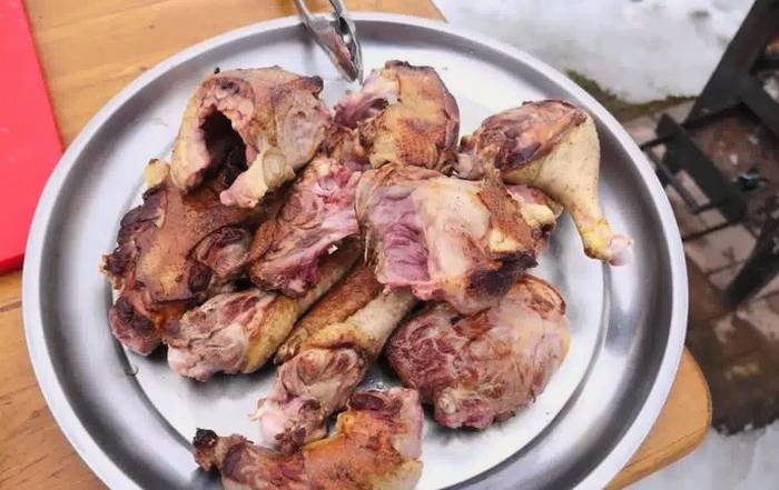 Гусь в афганском казане
