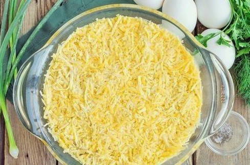 Салат «Лесная поляна» с шампиньонами классический